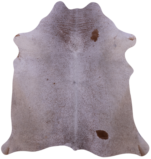 Brown Salt & Pepper Natural Cowhide Rug - Medium 6' 0