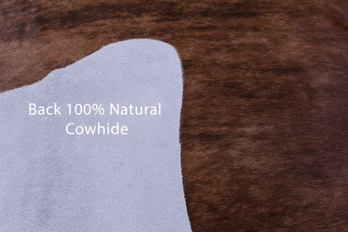 Brindle Natural Brown Cowhide Rug - Medium 6' 0