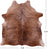 Brindle Natural Brown Cowhide Rug - Medium 6' 0"H x 5' 8"W