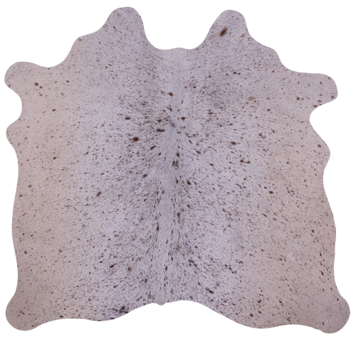 Brown Salt & Pepper Natural Cowhide Rug - Small 4' 7