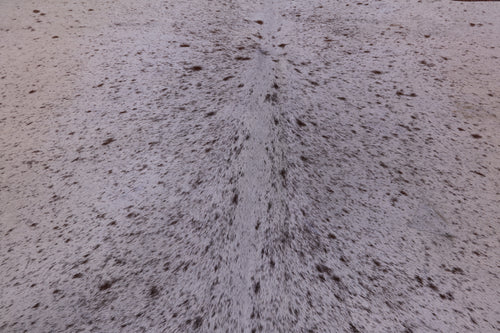 Brown Salt & Pepper Natural Cowhide Rug - Small 4' 7
