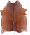 Brown Natural Cowhide Rug - Medium 6' 1"H x 5' 2"W