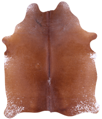 Thumbnail for Brown Natural Cowhide Rug - Medium 6' 1