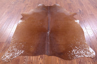 Thumbnail for Brown Natural Cowhide Rug - Medium 6' 1
