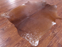 Thumbnail for Brown Natural Cowhide Rug - Medium 6' 1