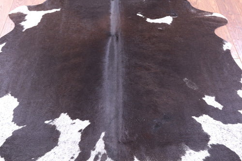 Black Salt & Pepper Natural Cowhide Rug - Small 5' 0