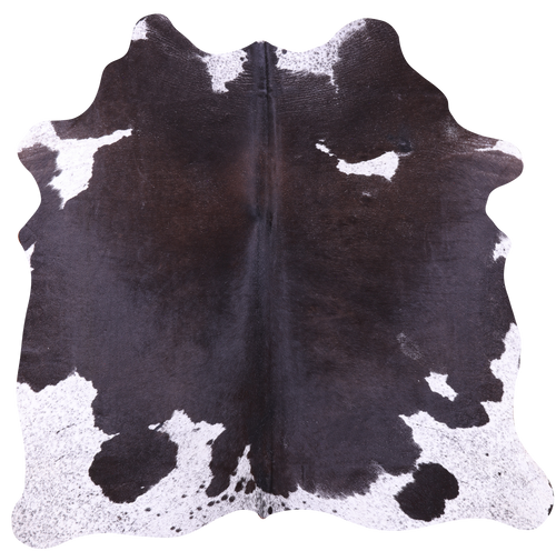 Black Salt & Pepper Natural Cowhide Rug - Small 5' 0