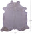 White Natural Cowhide Rug - X-Large 7' 7"H x 7' 3"W