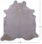 White Natural Cowhide Rug - X-Large 7' 7"H x 7' 3"W