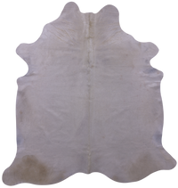 Thumbnail for White Natural Cowhide Rug - X-Large 7' 7