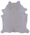 White Natural Cowhide Rug - XX-Large 8' 2"H x 7' 2"W