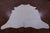 White Natural Cowhide Rug - XX-Large 8' 2"H x 7' 2"W