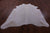 White Natural Cowhide Rug - XX-Large 8' 5"H x 7' 3"W
