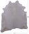 White Natural Cowhide Rug - XX-Large 8' 5"H x 7' 3"W