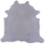 White Natural Cowhide Rug - XX-Large 7' 9"H x 7' 10"W