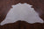 White Natural Cowhide Rug - XX-Large 7' 8"H x 7' 1"W