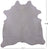 White Natural Cowhide Rug - XX-Large 7' 8"H x 7' 1"W