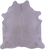 White Natural Cowhide Rug - XX-Large 8' 0"H x 7' 3"W