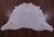 White Natural Cowhide Rug - XX-Large 8' 0"H x 7' 3"W