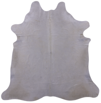 Thumbnail for White Natural Cowhide Rug - X-Large 7' 2