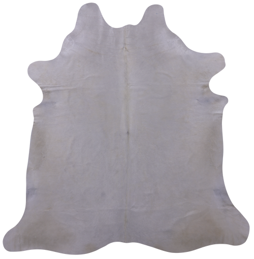White Natural Cowhide Rug - X-Large 7' 2