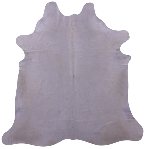 White Natural Cowhide Rug - X-Large 7' 2