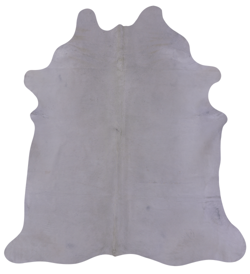 White Natural Cowhide Rug - X-Large 7' 2