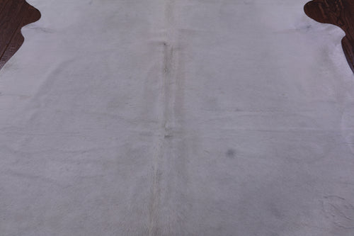 White Natural Cowhide Rug - X-Large 7' 2