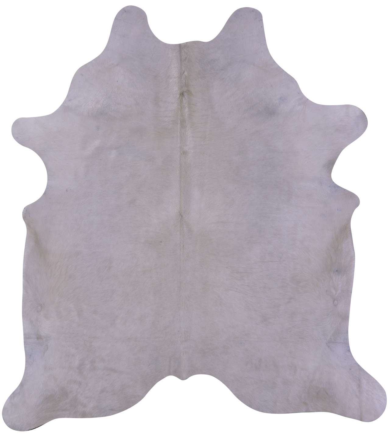 White Natural Cowhide Rug - XX-Large 7' 8"H x 6' 9"W