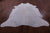 White Natural Cowhide Rug - XX-Large 8' 7"H x 7' 7"W