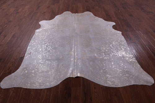 Bronze Metallic Natural Cowhide Rug - X-Large 7'5
