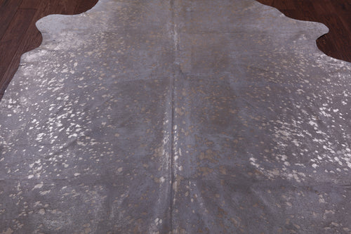 Bronze Metallic Natural Cowhide Rug - X-Large 7'5