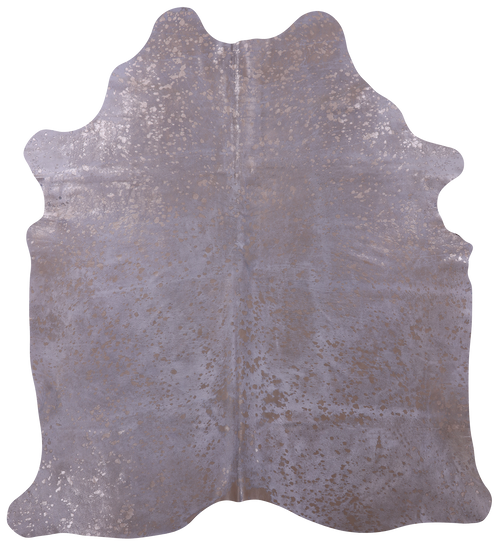Bronze Metallic Natural Cowhide Rug - X-Large 7'5