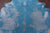 Blue Dyed Natural Cowhide Rug - XX-Large 7'9"H x 7'2"W