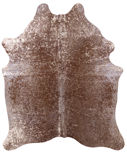 Gold Metallic Natural Cowhide Rug - X-Large 7'2