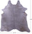 Silver Metallic Natural Cowhide Rug - X-Large 7'6"H x 6'11"W