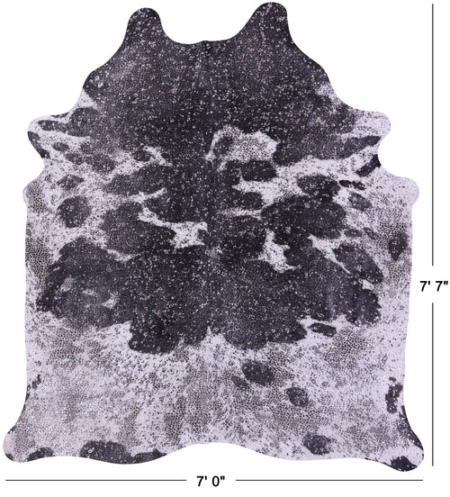 Leopard Animal Print Natural Cowhide Rug - X-Large 7'7