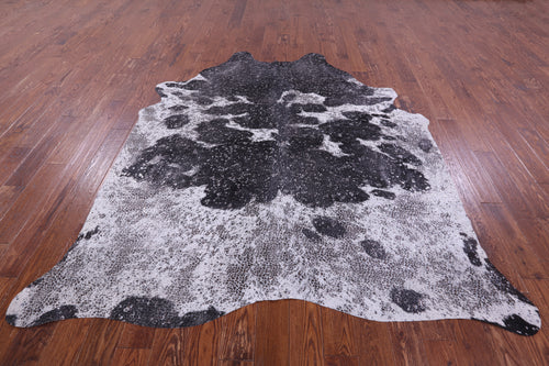 Leopard Animal Print Natural Cowhide Rug - X-Large 7'7
