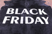Thumbnail for Black Friday Printed Natural Cowhide Rug - XX-Large 7'9