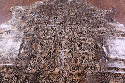 Animal Print Natural Cowhide Rug - X-Large 7'3