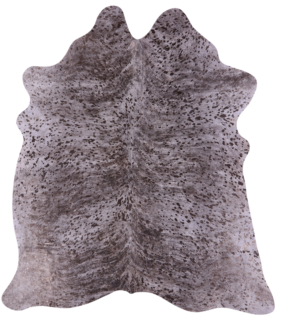 Olive Green Metallic Natural Cowhide Rug - X-Large 7'5"H x 6'7"W