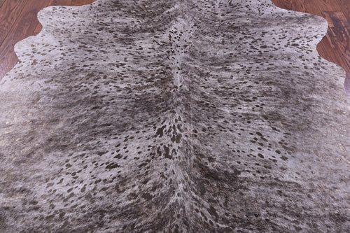Olive Green Metallic Natural Cowhide Rug - X-Large 7'5