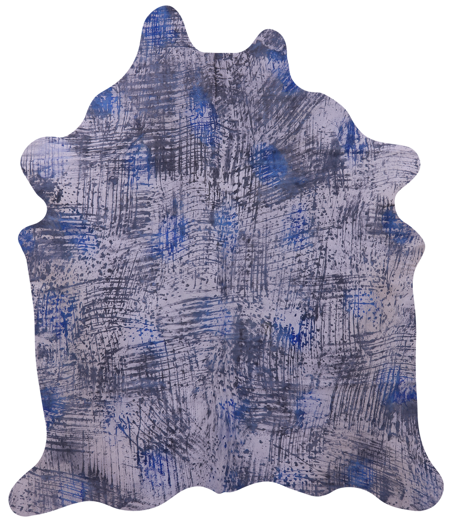 Printed Natural Cowhide Rug - XX-Large 8'0"H x 6'11"W