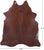 Brown Metallic Natural Cowhide Rug - X-Large 7' 3"H x 6' 6"W