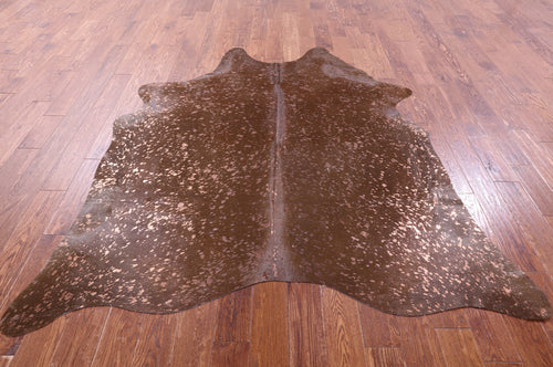 Bronze Metallic Natural Cowhide Rug - X-Large 7'0
