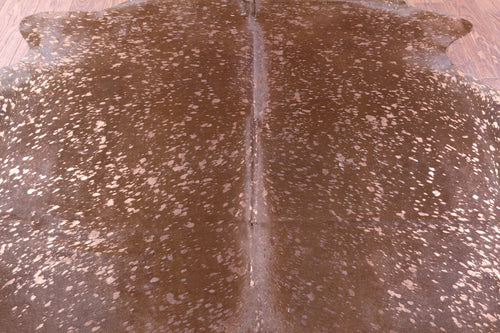 Bronze Metallic Natural Cowhide Rug - X-Large 7'0