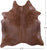 Bronze Metallic Natural Cowhide Rug - X-Large 7'0"H x 6'5"W