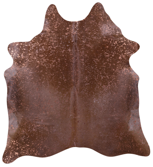 Bronze Metallic Natural Cowhide Rug - X-Large 7'0