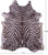 Zebra Animal Print Natural Cowhide Rug - XX-Large 8'6"H x 7'1"W