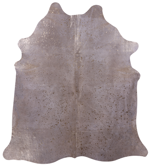 Gold Metallic Natural Cowhide Rug - X-Large 7'4